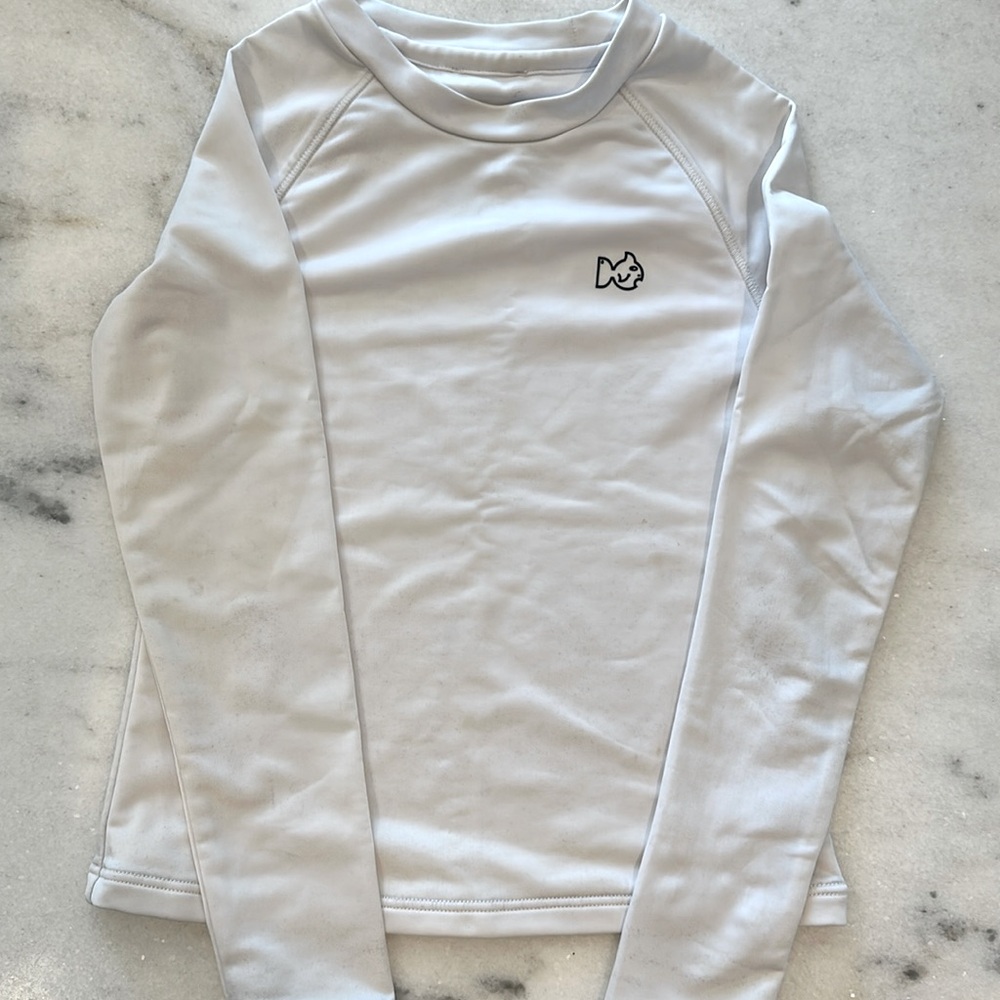 Boys White Prodoh Rashguard